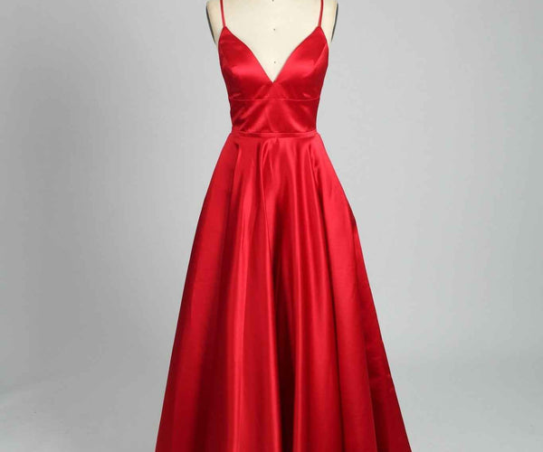 Ava Red Designer Wear Gown