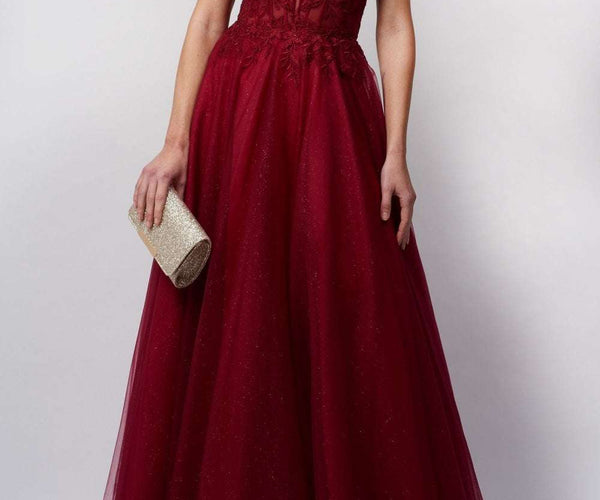 short glitter homecoming dresses Red Maxi Dress - Joyce Maxi Dress
