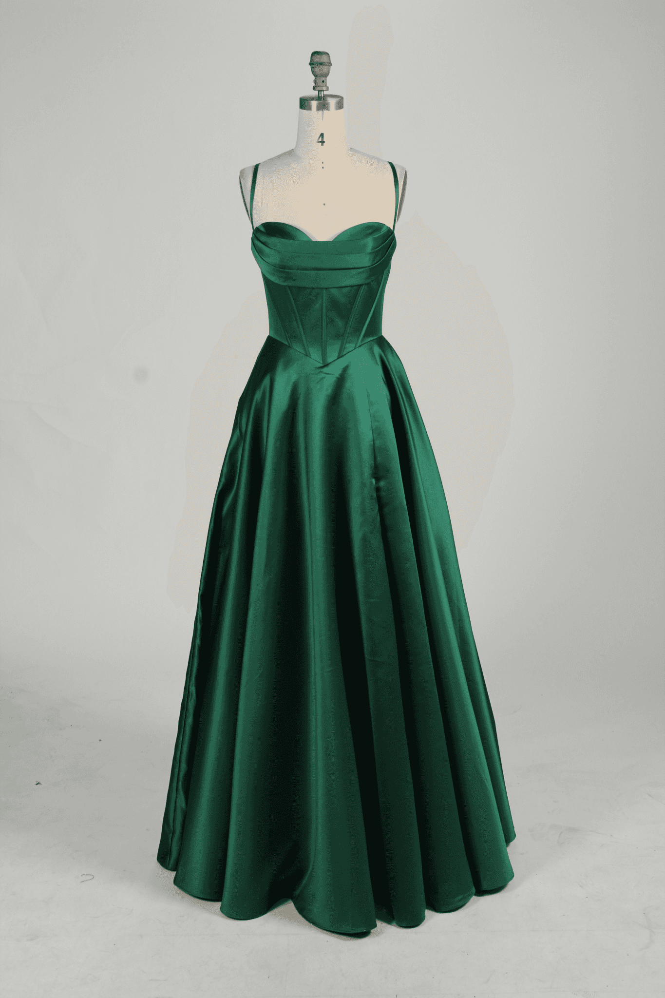 Keira Emerald Green Satin Ballgown | Prom & Evening Gown Keira Emerald Green Satin Ballgown | Prom & Evening Gown
