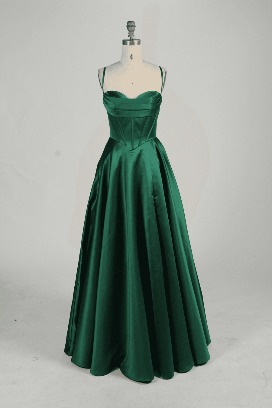 Keira Emerald Green Satin Ballgown | Prom & Evening Gown Keira Emerald Green Satin Ballgown | Prom & Evening Gown