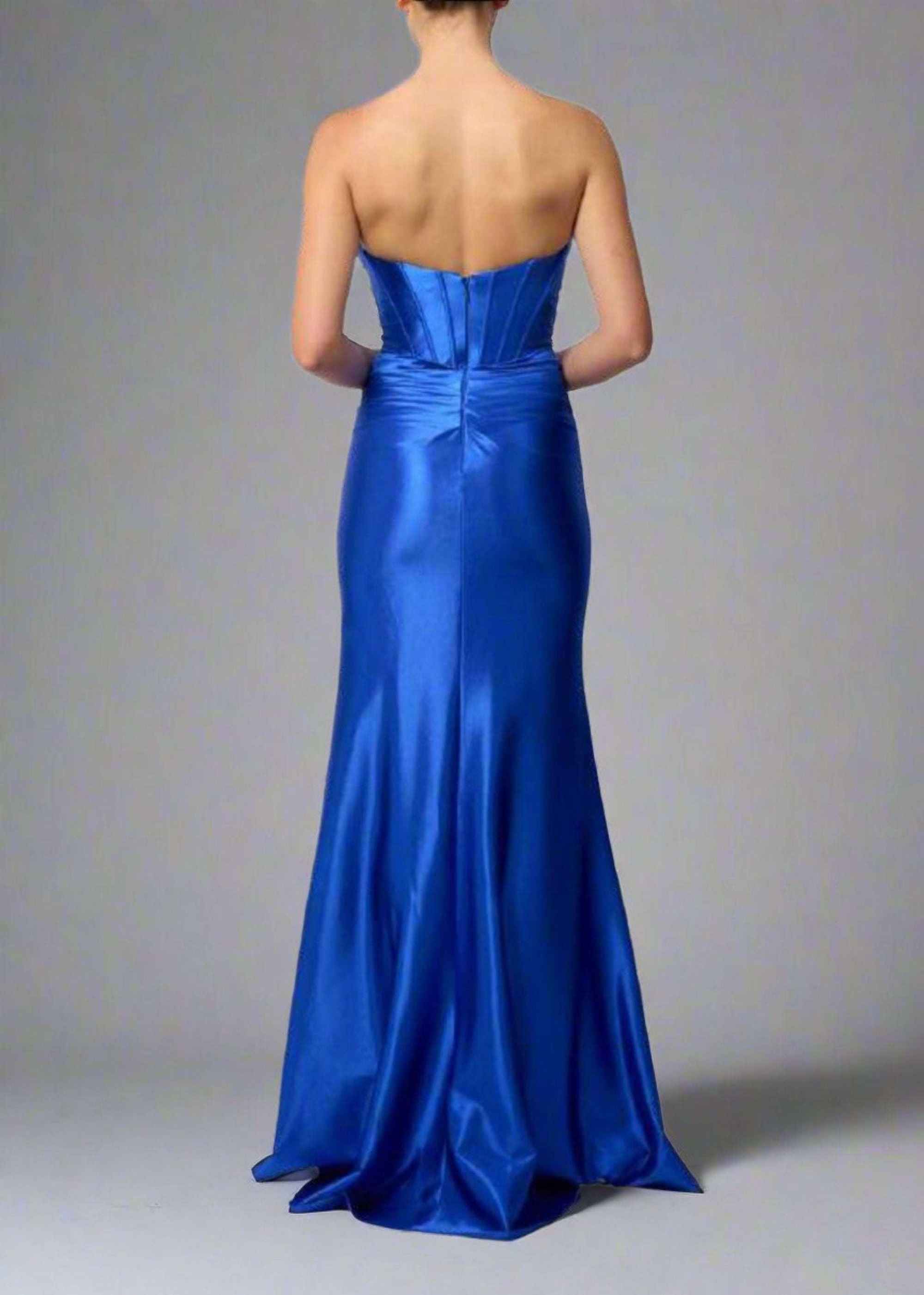 Royal Blue Corset Dress