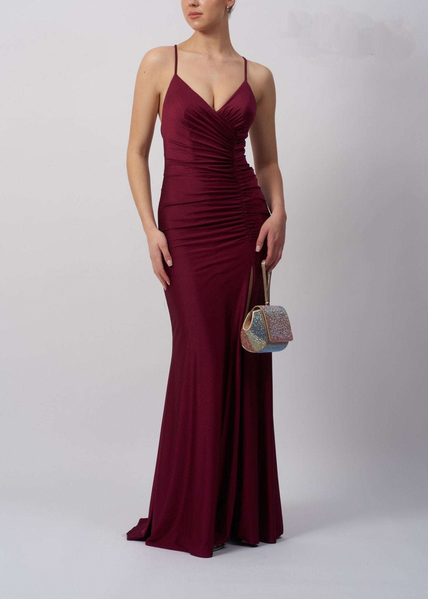 Burgundy Evening Dresses  Cargo Clothing