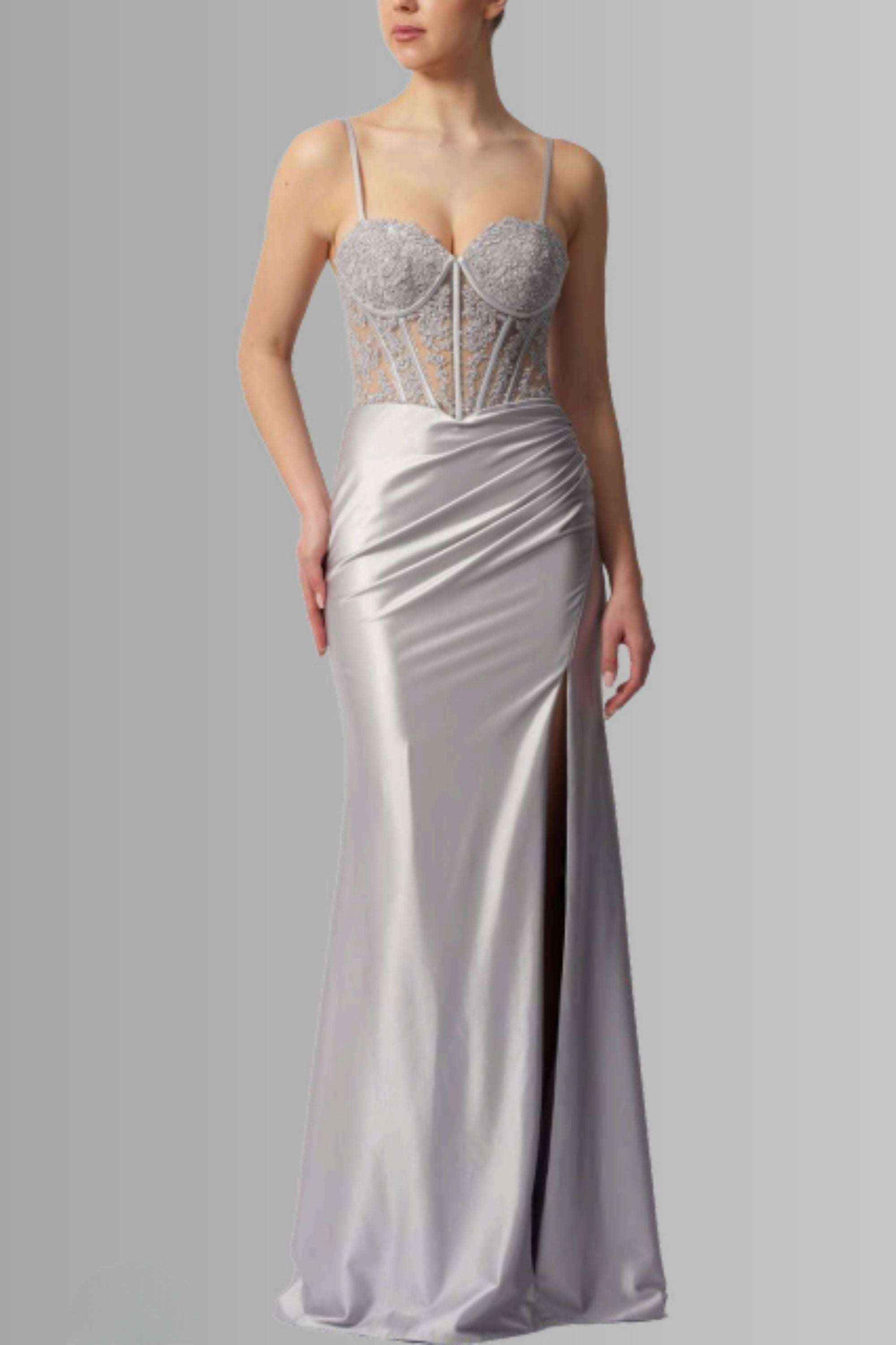 sachin and babi light blue dress Mascara Special Occasion Wear | Evening Wear main image 1
