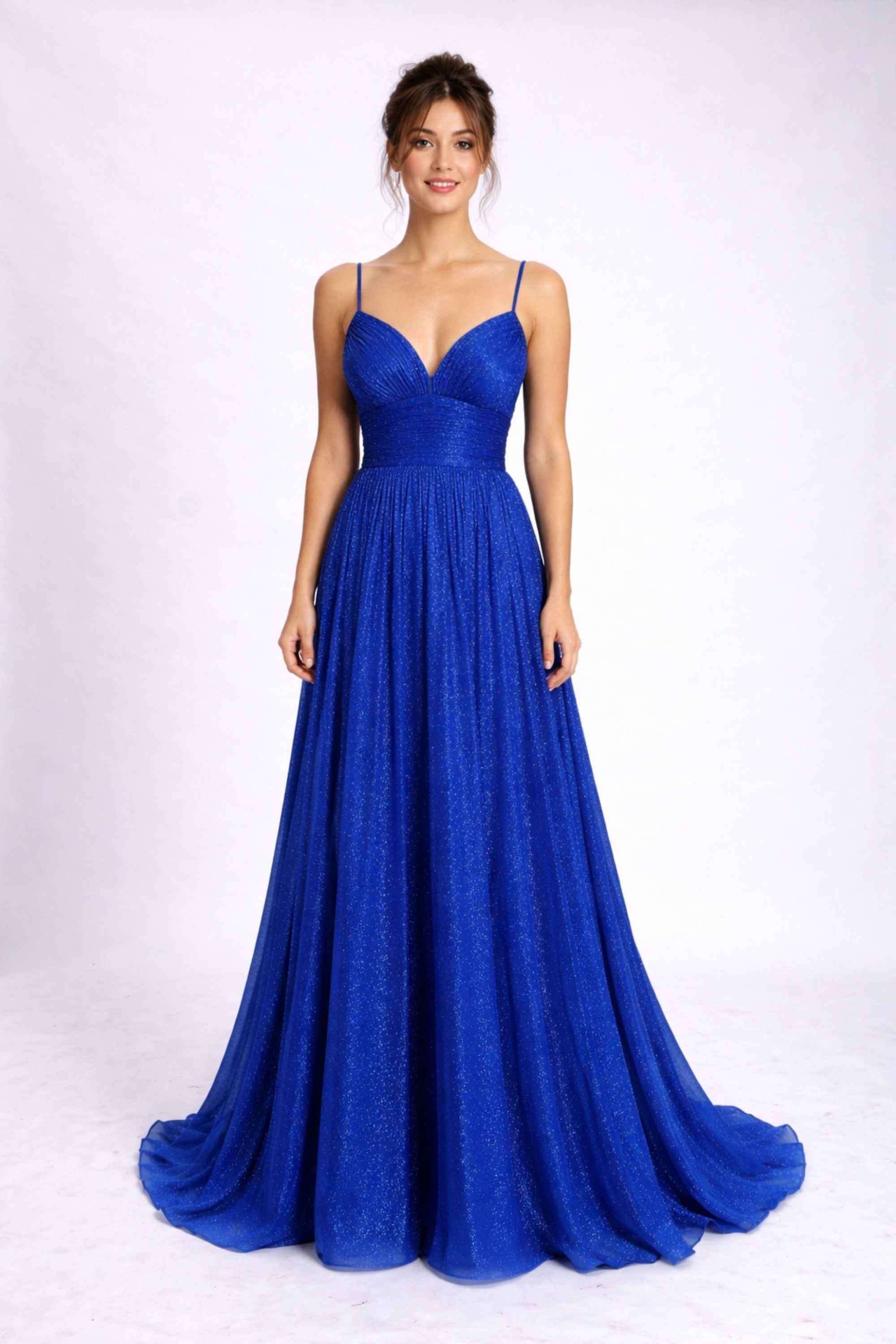 Royal Blue SABRINA Sweetheart Full Skirt Glitter Dress Royal Blue SABRINA Sweetheart Full Skirt Glitter Dress
