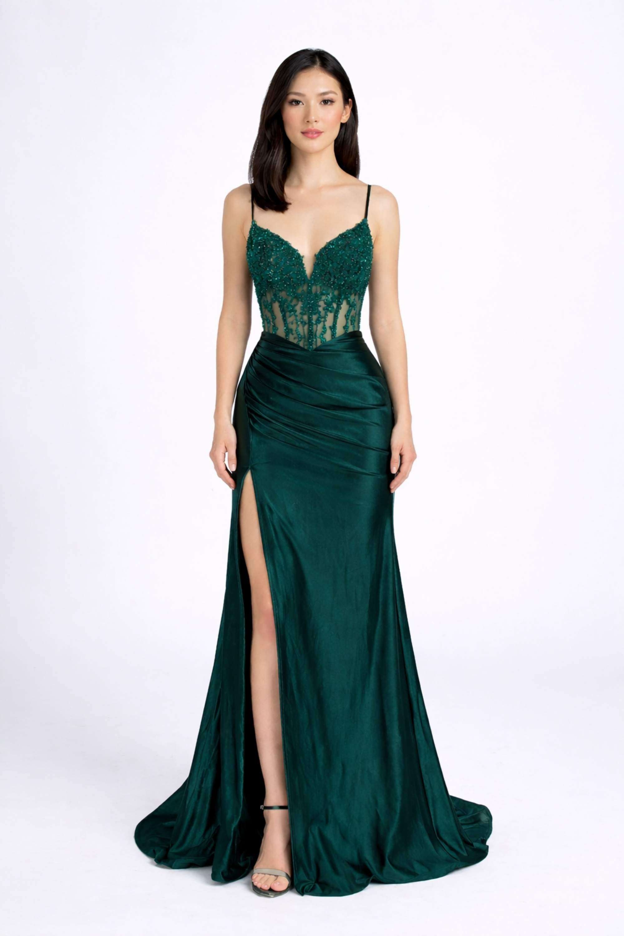 dark cyan prom dress Prom Dress 33355