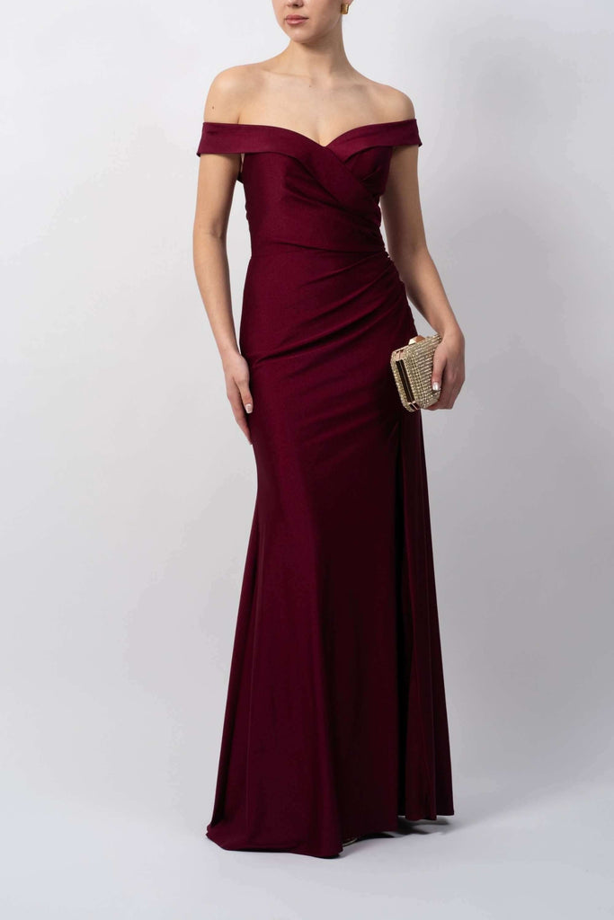 green emerald velvet dress MC186119
