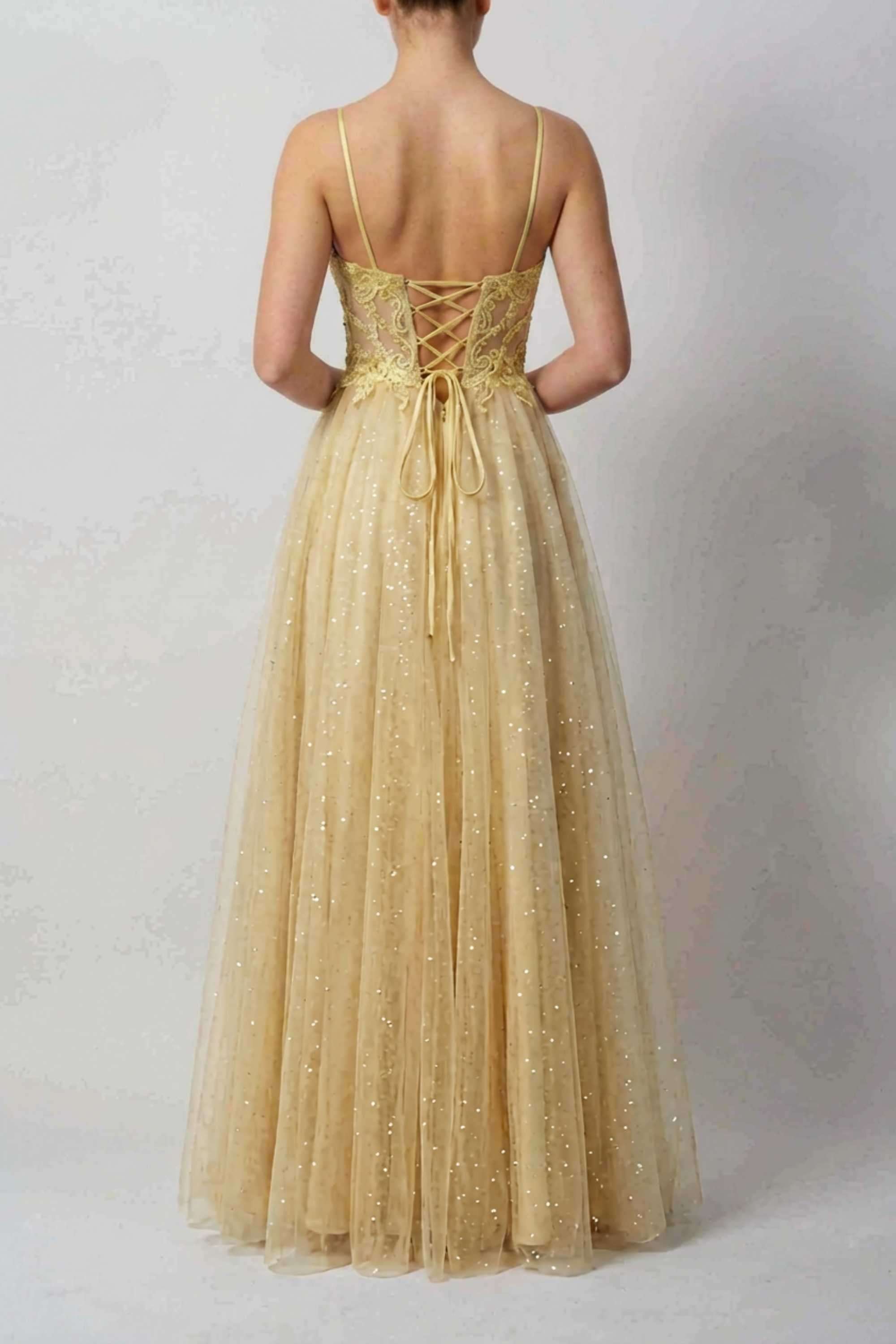 mascara london gold dress Mascara London evening Long Dress , Silver And Gold Color , Size 10 GB,  Used