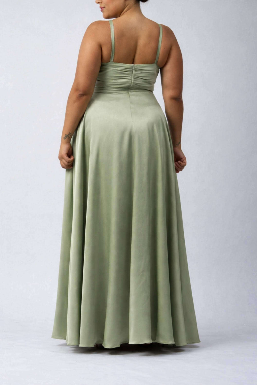sage green plus size prom dress Formal Gown Corset Dress Plus Size Sage Green Plus Size Prom Dresses Sweetheart Corset Ball Gown
