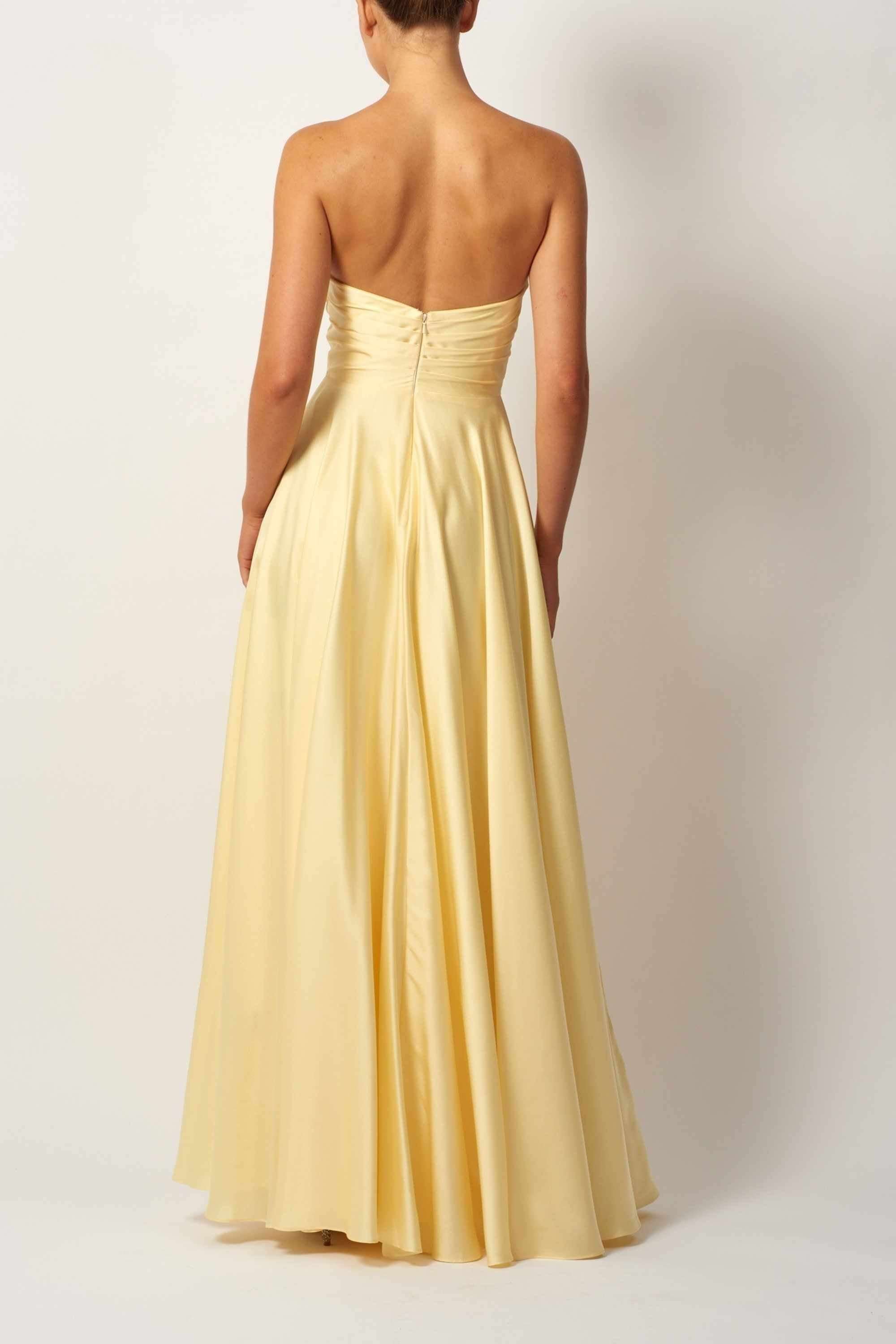 strapless open back dress Cardiff main image 0