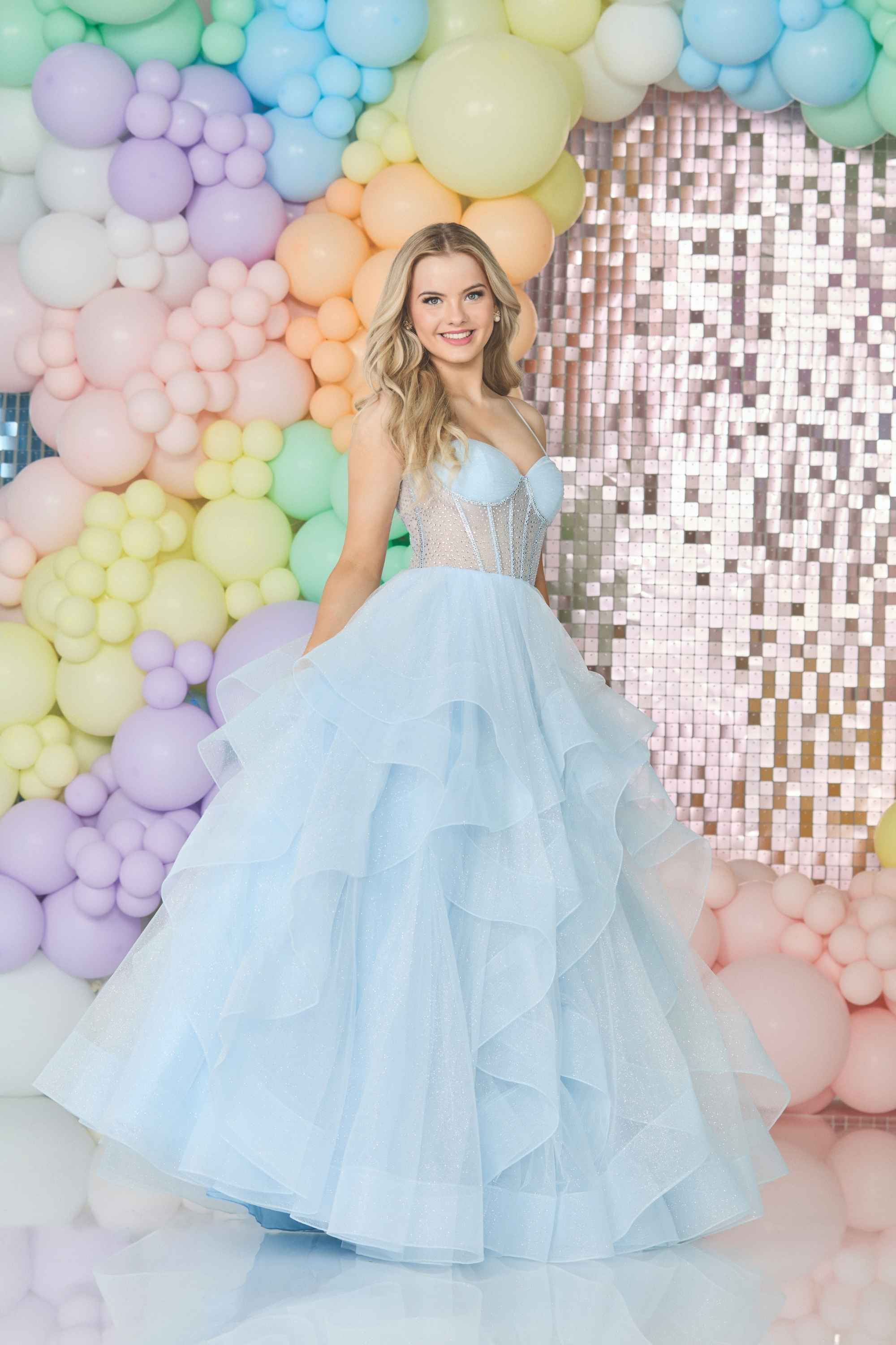 bella blue prom dress Amarra 89023