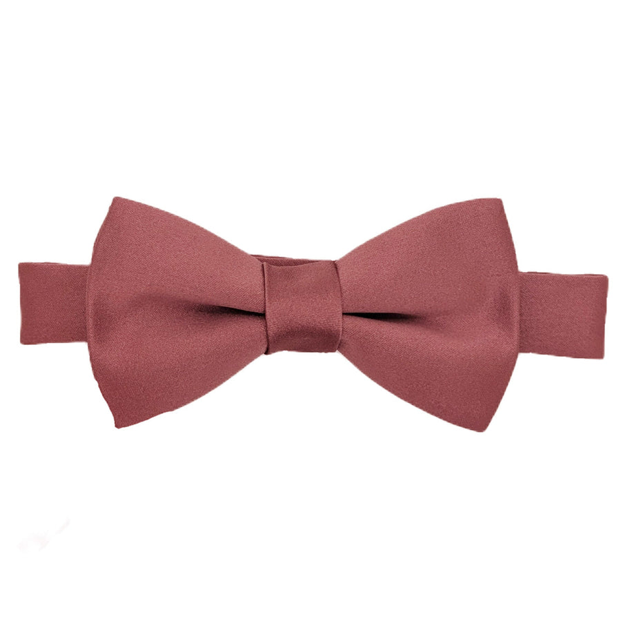 Rosewood boys bow tie with adjustable neckstrap, pre-tied design for ages 5-12. Ideal for weddings and formal childrenswear outfits.