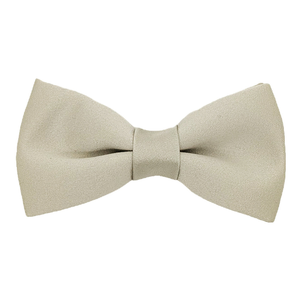 Silver Birch boys bow tie without strap, perfect for wedding attire. Part of a 500+ color range in children's neckwear accessories.