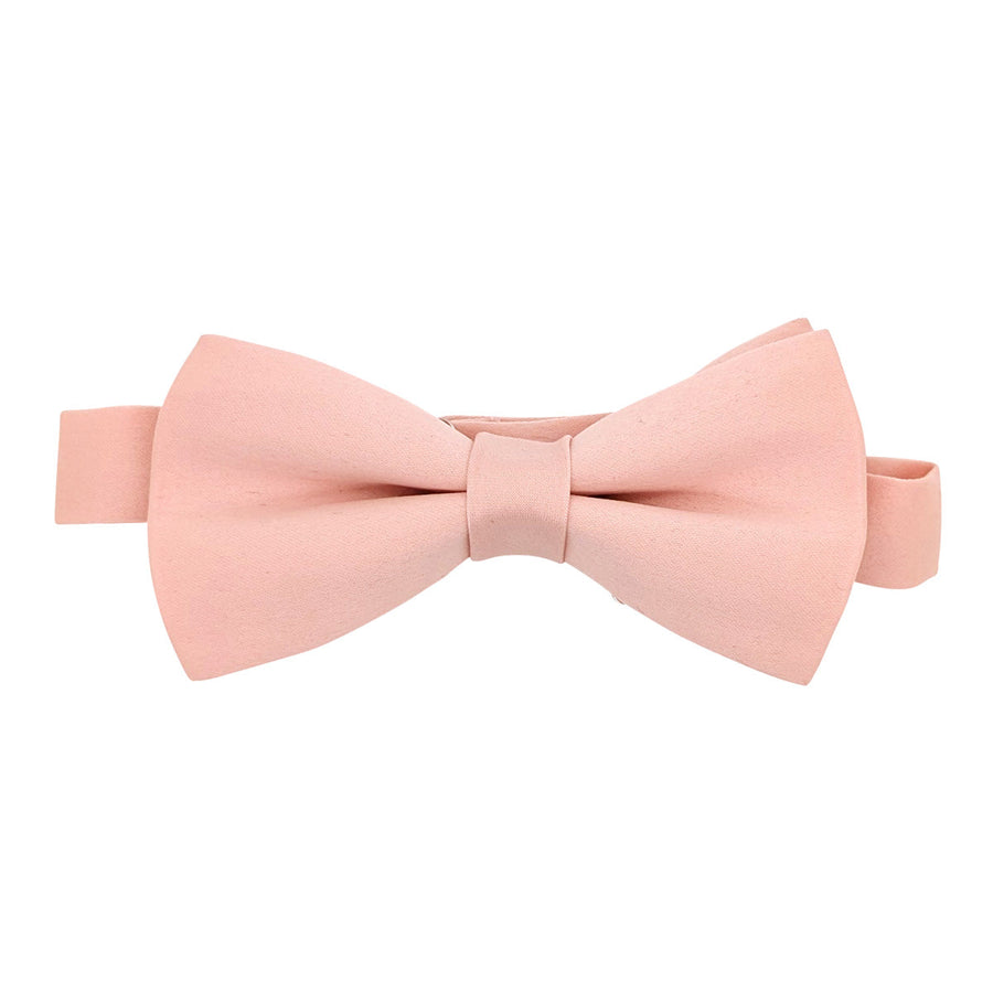 Vintage Rose Bow Tie in a soft pink hue, ideal for weddings and formal events. Handmade accessory from Swagger & Swoon.