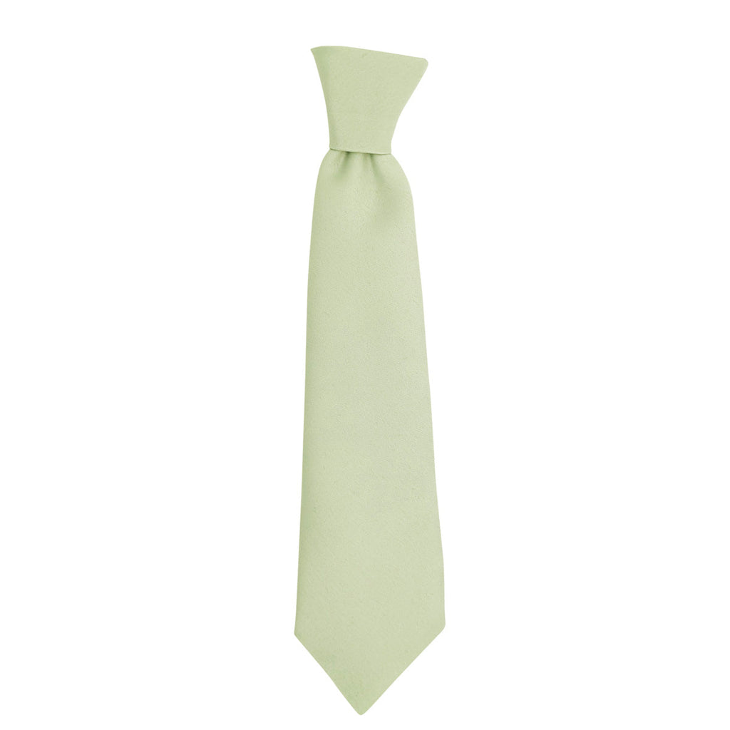 Willow Boys Ties - Handmade Wedding Neckties in pastel green, ideal for children aged 5-12. Durable polyester, perfect for formal events.