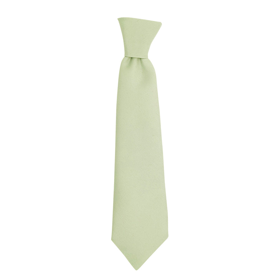 Willow Boys Ties - Handmade Wedding Neckties in pastel green, ideal for children aged 5-12. Durable polyester, perfect for formal events.