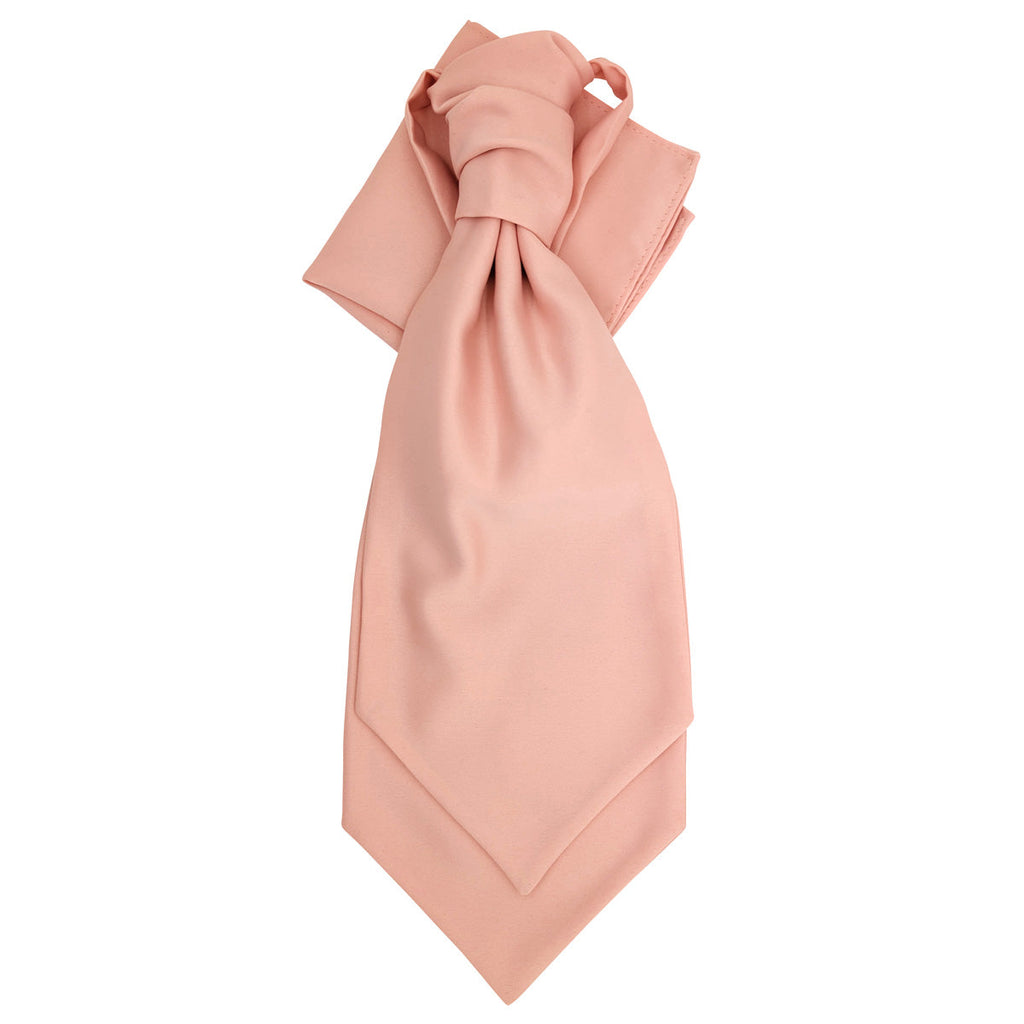 Handmade Vintage Rose Wedding Cravat with matching pocket square, perfect for elegant wedding outfits and coordinated groomsmen accessories.