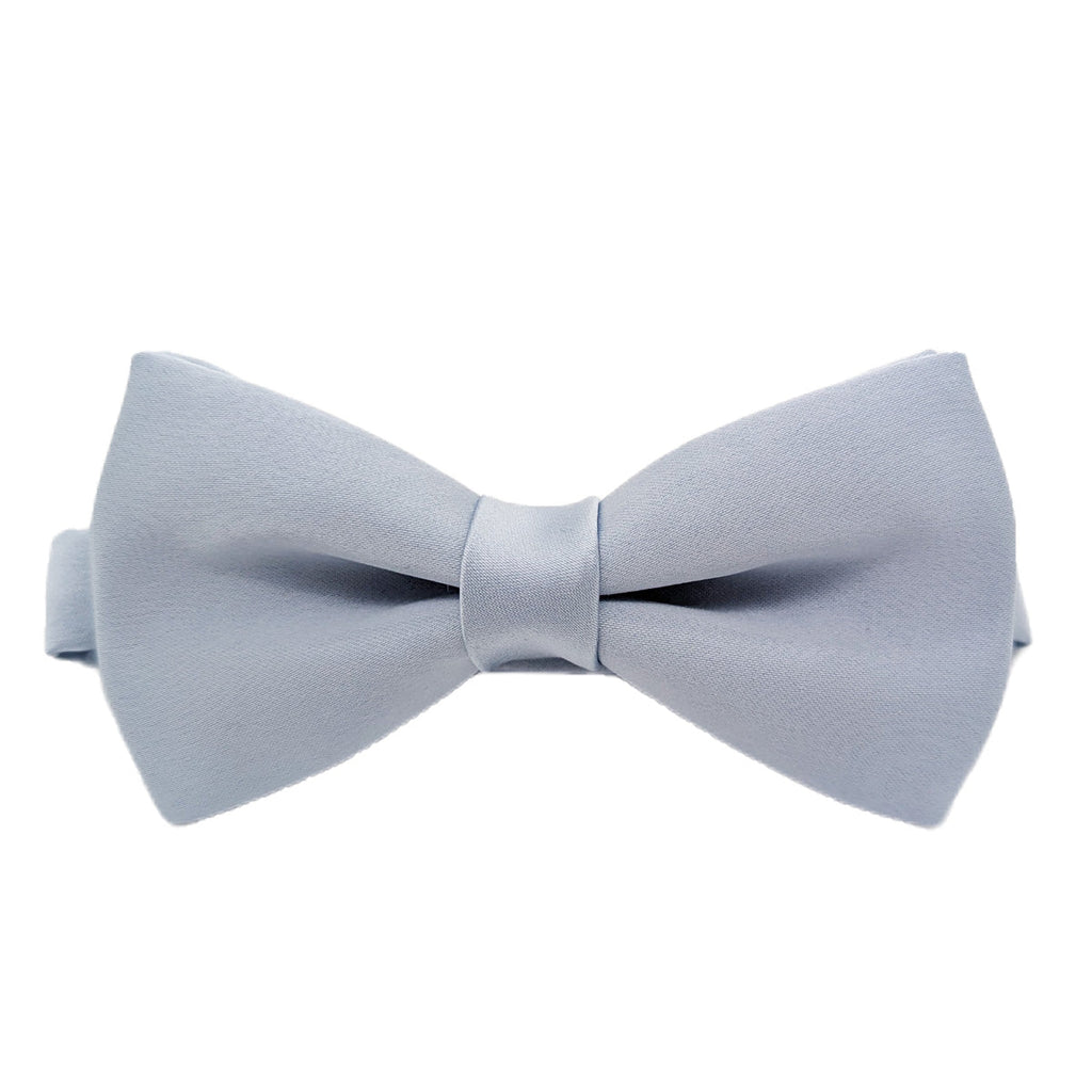 Dusty Blue Bow Tie - Men's Wedding Accessory | Adjustable, Handmade in a classic pre-tied style, ideal for groomsmen and formal events.