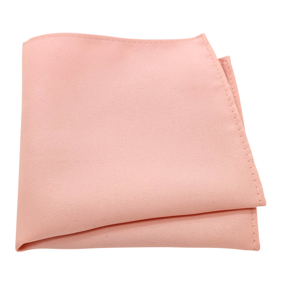 Vintage Rose Pocket Square - Handkerchief Polyester | Dry Clean in soft pink, ideal for weddings and formalwear. Made from 100% polyester.