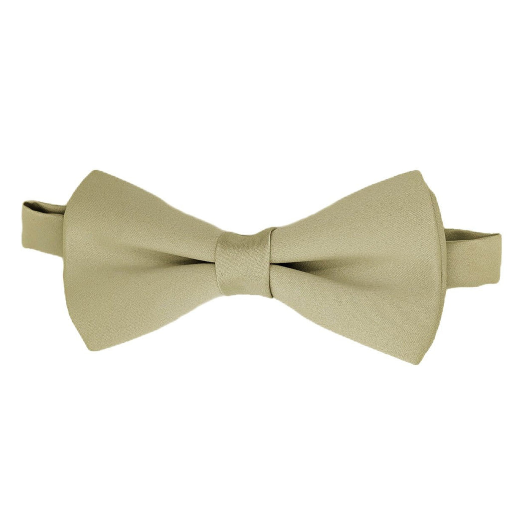 Light Sage Bow Tie in a classic pre-tied style, ideal for weddings and formal events. A stylish accessory for grooms and groomsmen.