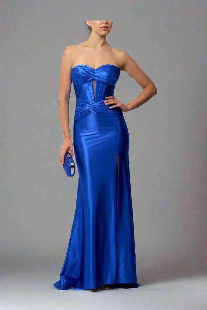 Royal Blue Corset Dress