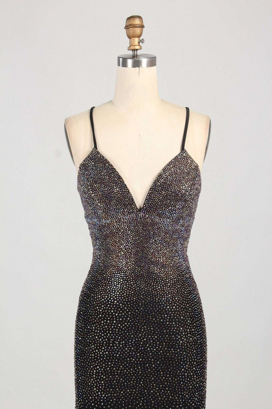 close up of black dress