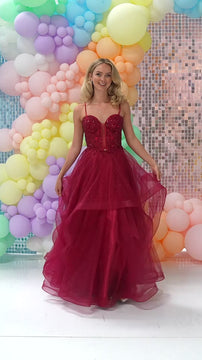 Front of Red Prom Dress