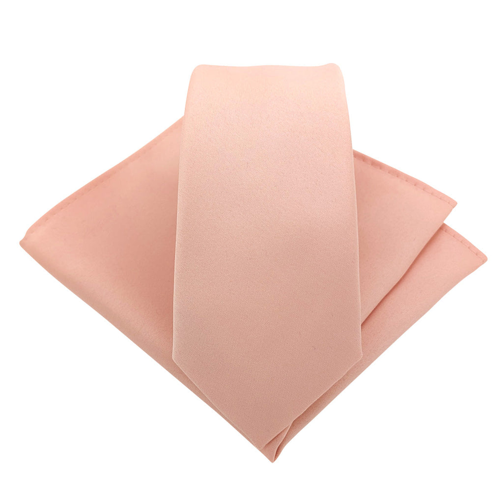 Vintage Rose Pocket Square - Handkerchief Polyester | Dry Clean shown with matching necktie, perfect for weddings and formal occasions.