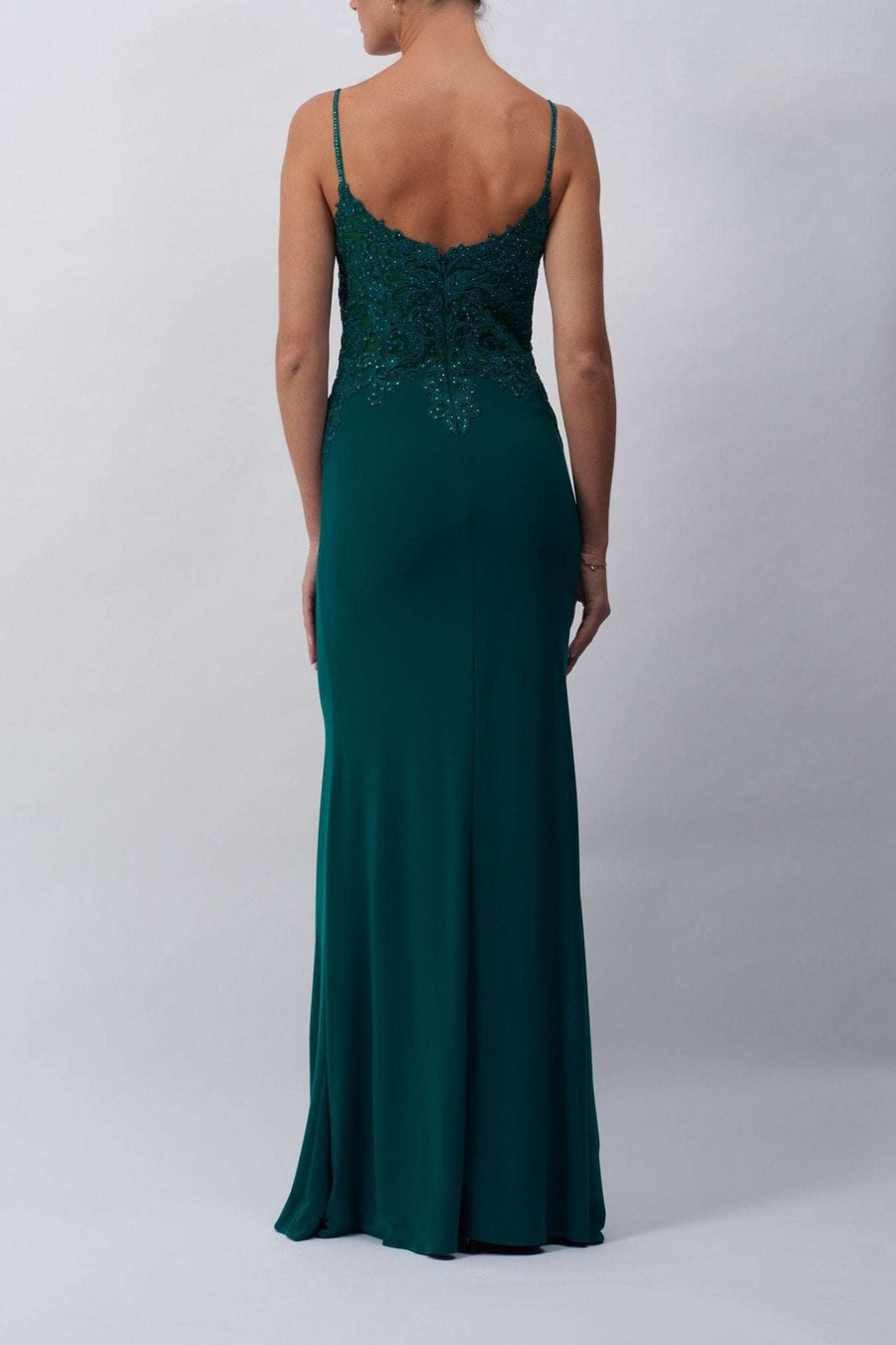 Coral MC290113 Embellished Jersey Gown - Cargo Clothing