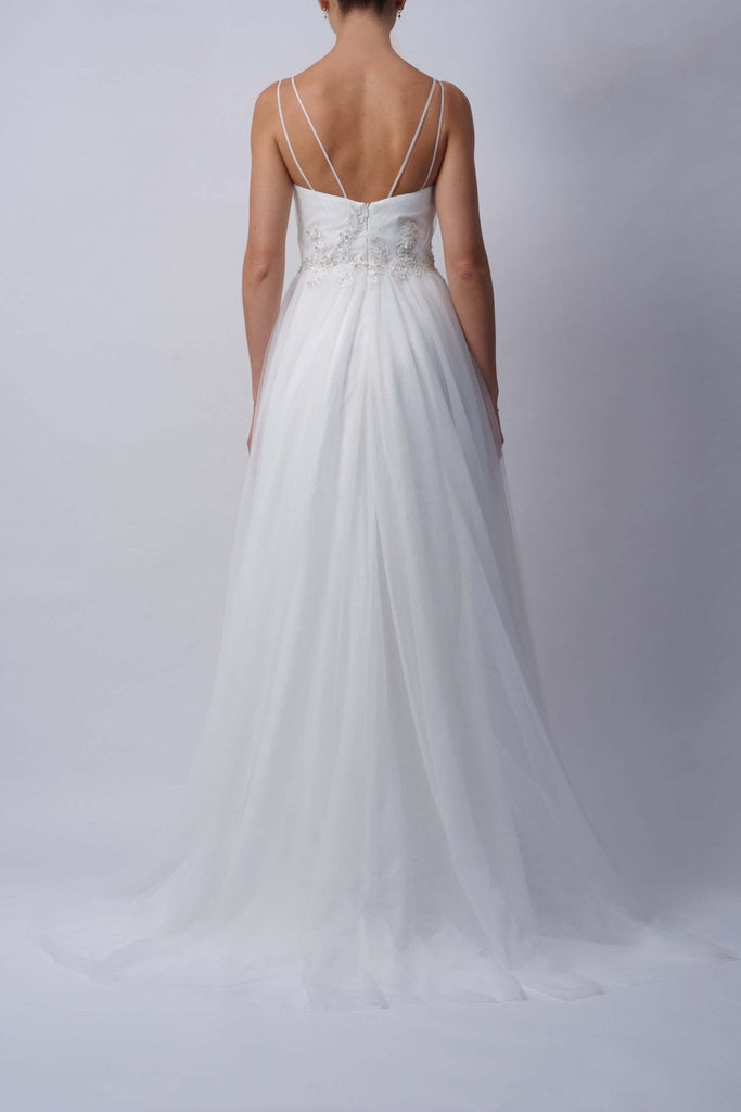 Ivory Tulle Wedding Dress MC311922