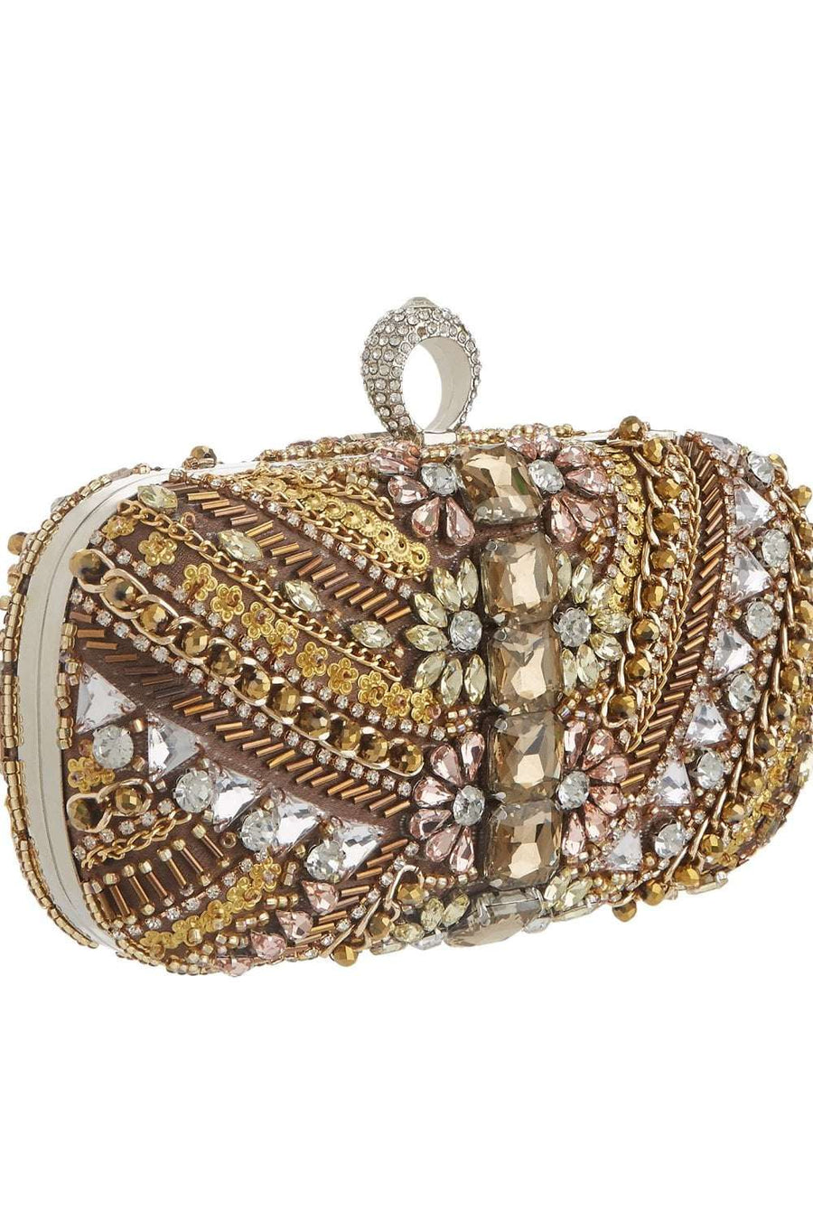 Stone CB950 Heavy beads evening clutch bag - Cargo Clothing