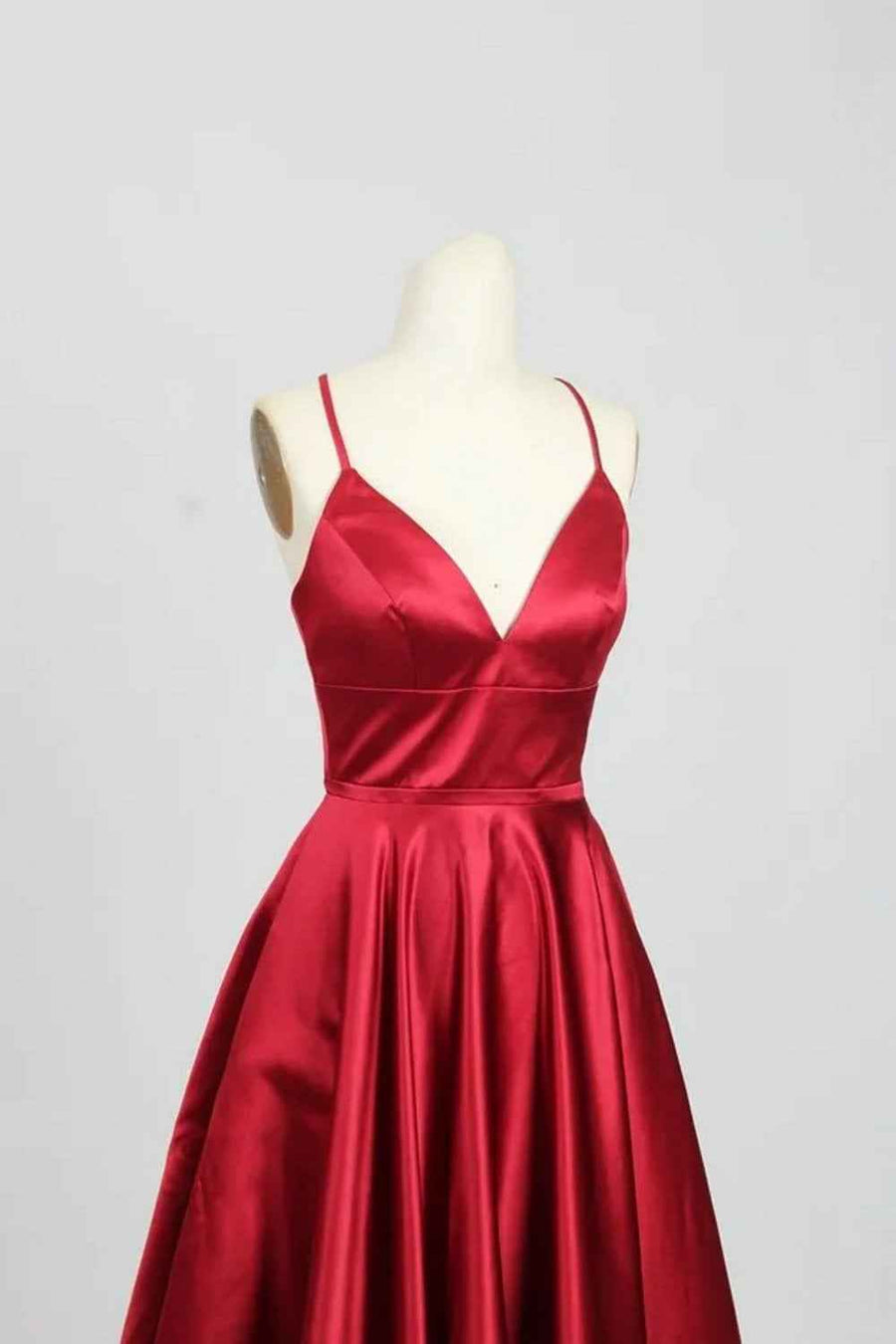 Wine AVA 32636 Full skirted open back dress - Cargo Clothing